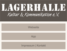 Tablet Screenshot of lagerhalle-osnabrueck.de
